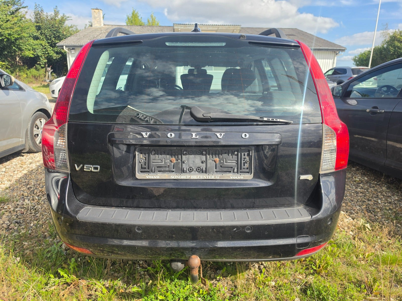 Sort Volvo V50 fra 2010