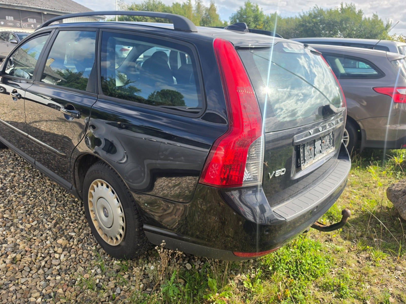 Sort Volvo V50 fra 2010