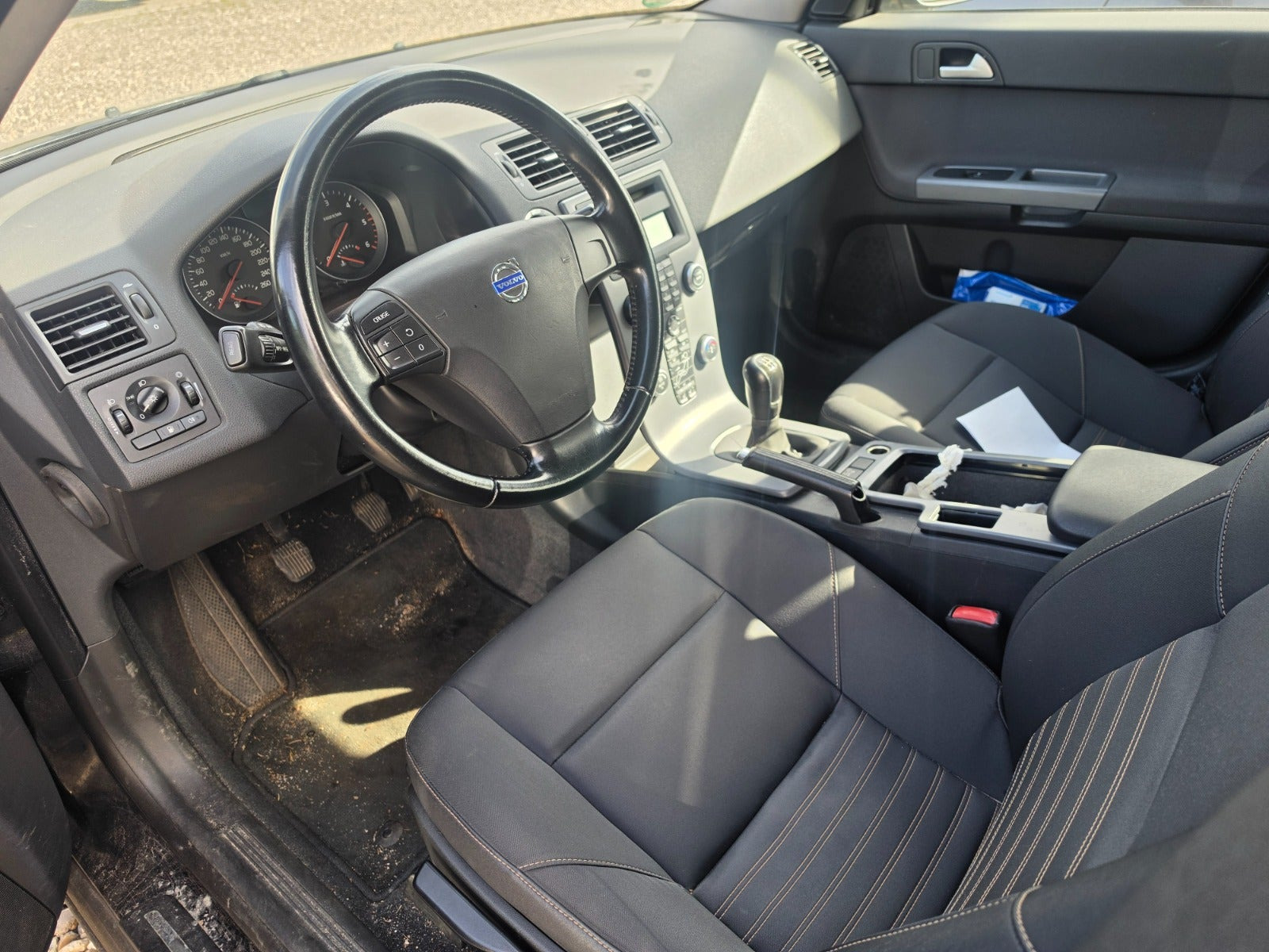 Sort Volvo V50 fra 2010