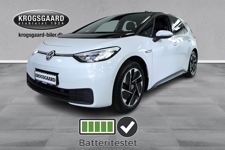 Hvid VW ID.3 fra 2023