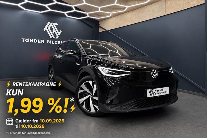 Sort VW ID.4 fra 2023 set udefra