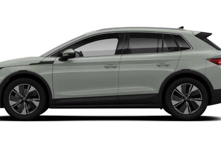 Gul Skoda Elroq fra 2025