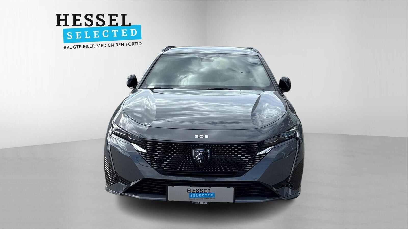 Grå Peugeot E-308 fra 2024