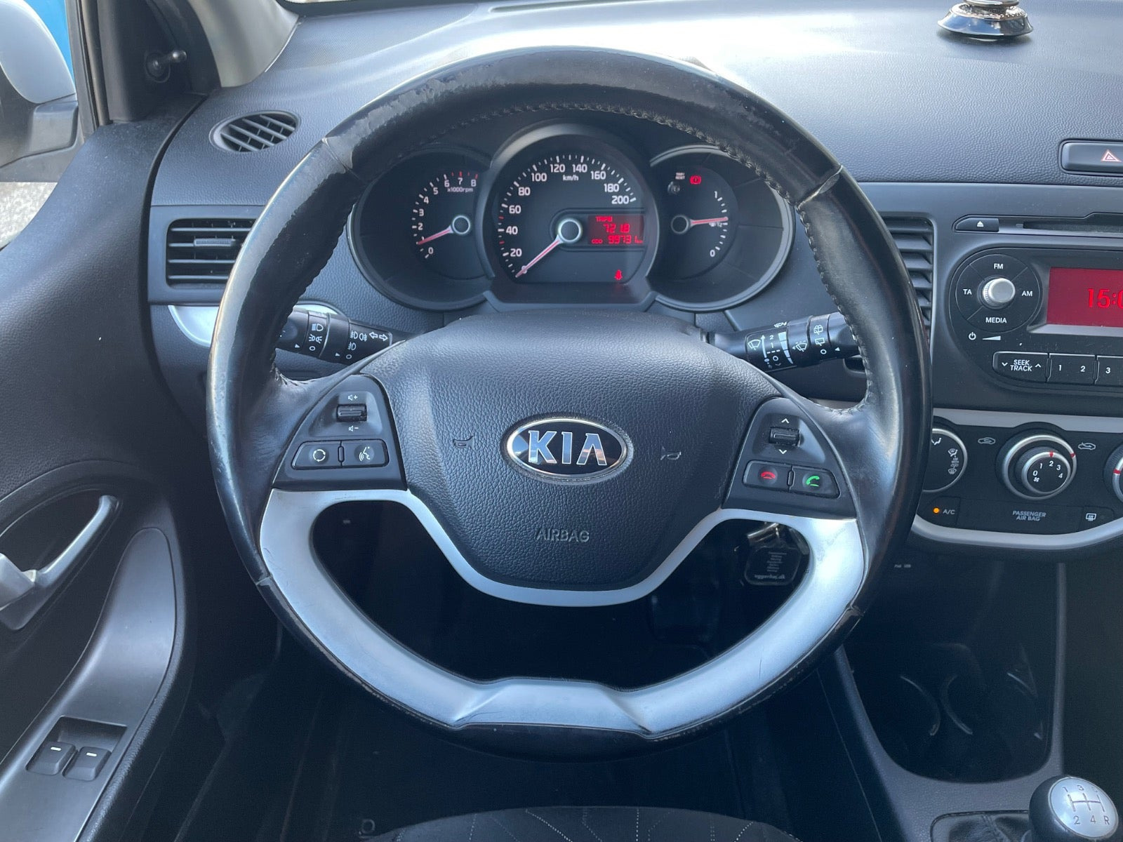 Sølv Kia Picanto fra 2015
