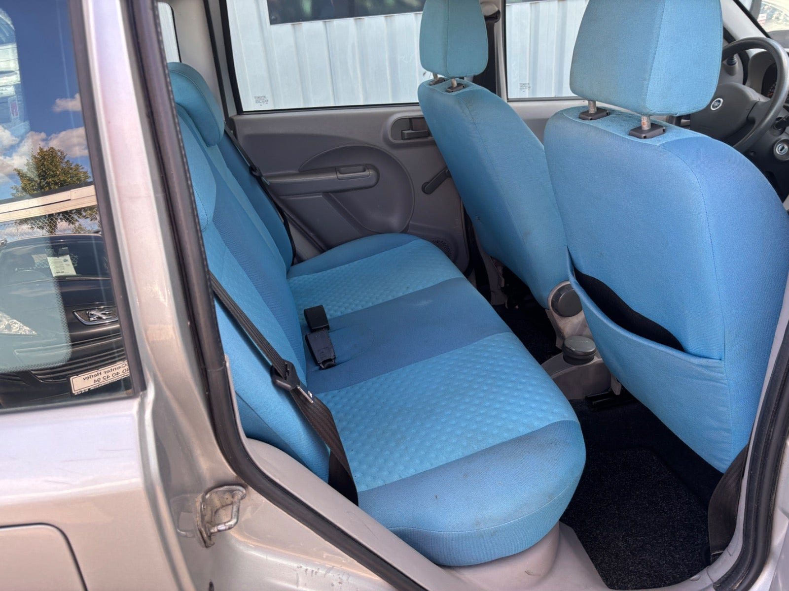 Sølv Fiat Panda fra 2005