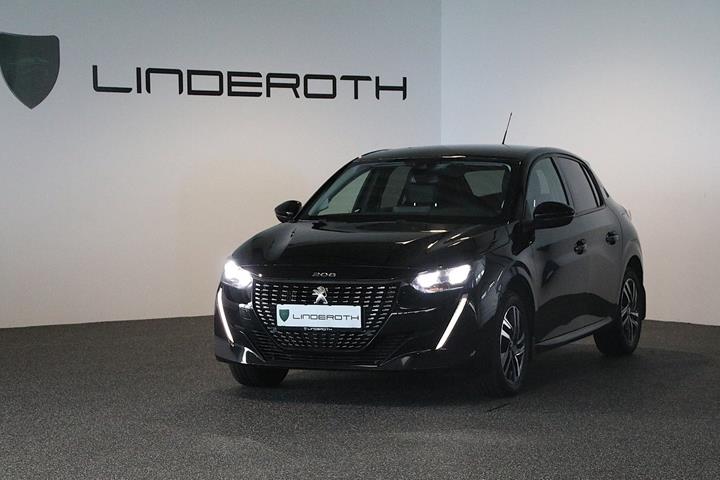 Sort Peugeot 208 fra 2024