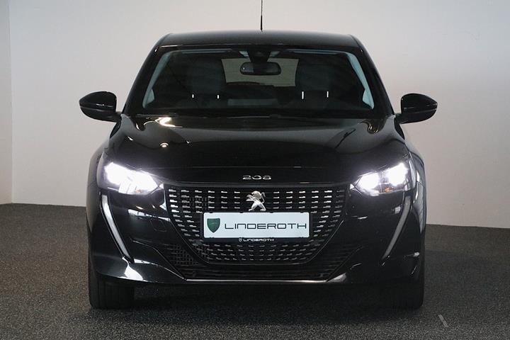 Sort Peugeot 208 fra 2024