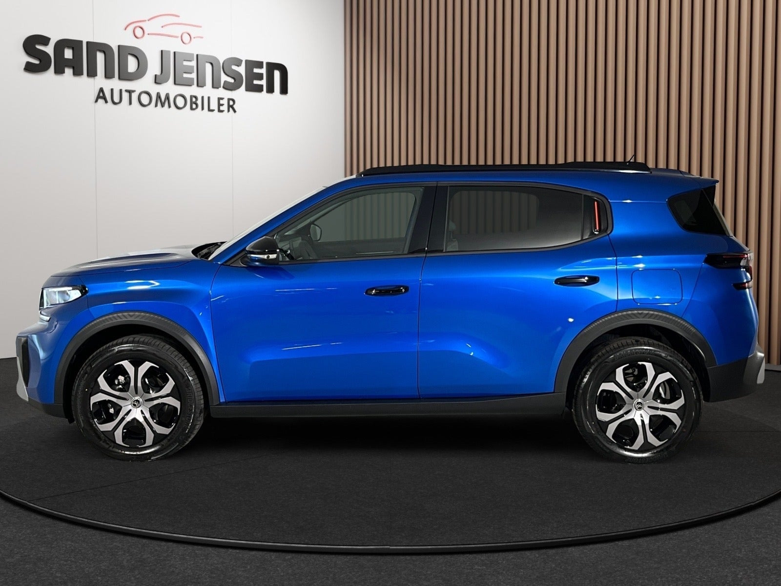 Blå Citroën e-C3 Aircross fra 2026