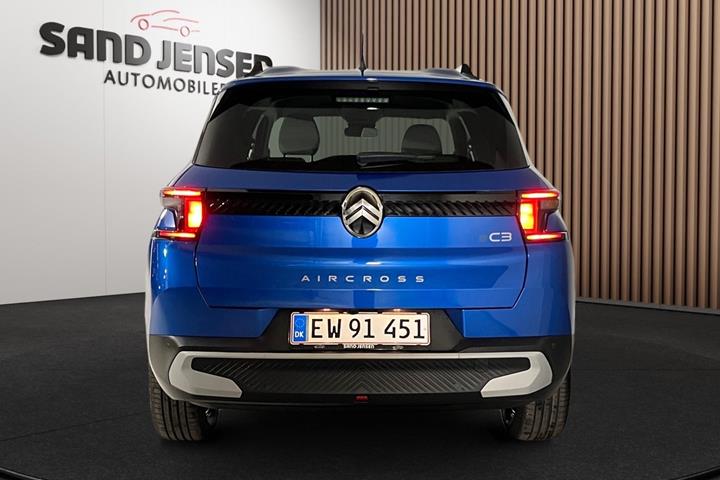 Blå Citroën e-C3 Aircross fra 2026