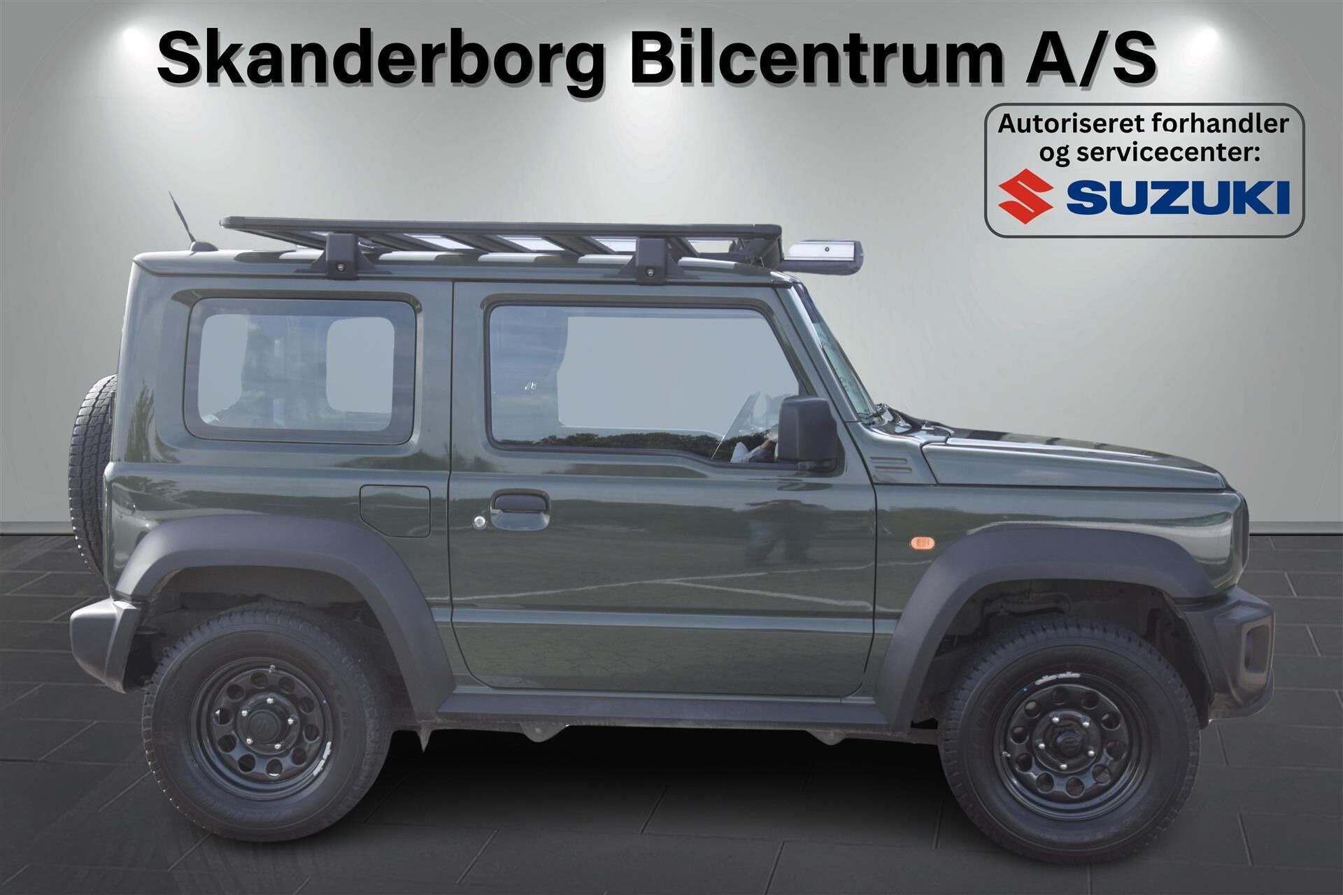 Grøn Suzuki Jimny fra 2023