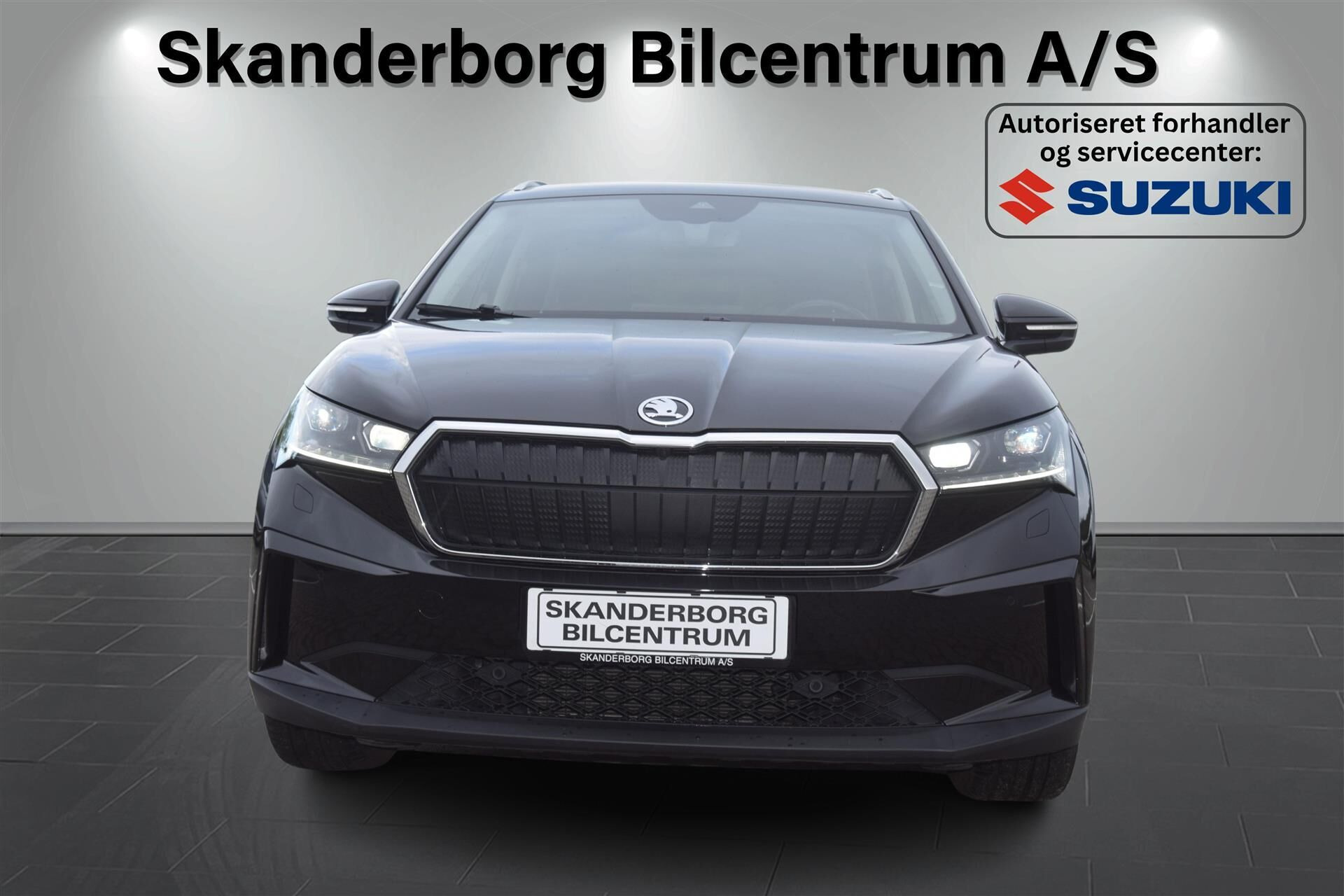 Sort Skoda Enyaq fra 2023