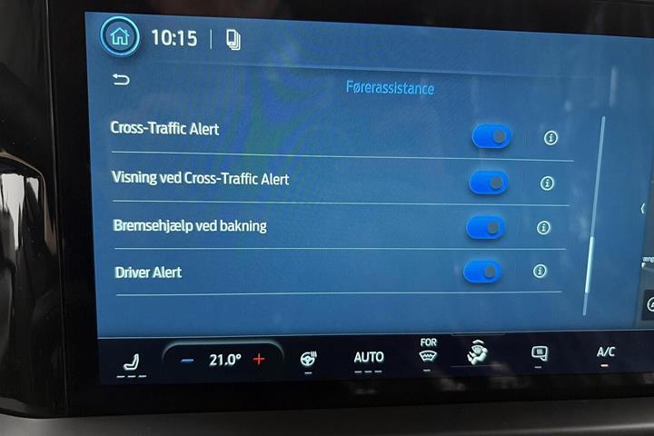 Hvid Ford E-Transit Custom fra 2026