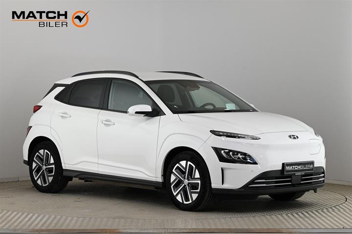 Hvid Hyundai Kona fra 2022