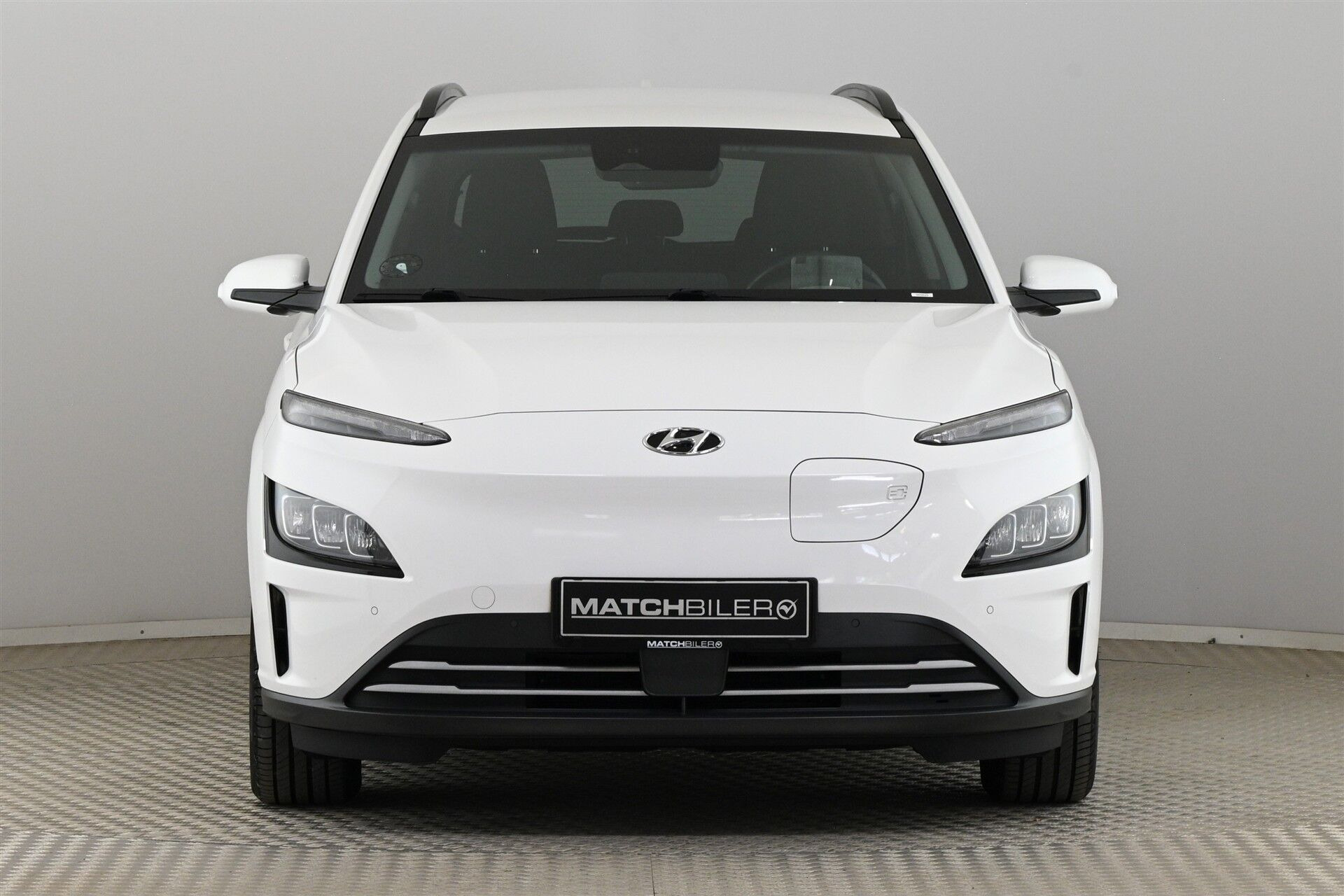Hvid Hyundai Kona fra 2022