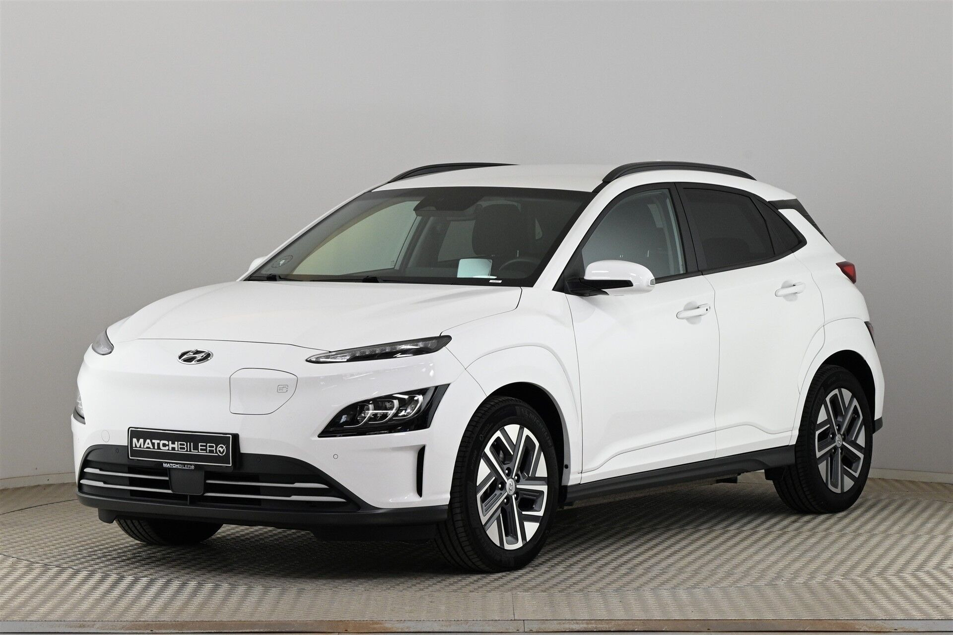 Hvid Hyundai Kona fra 2022