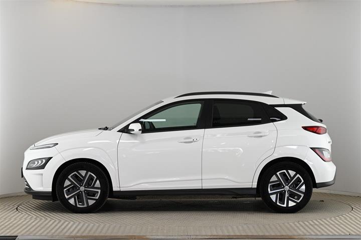 Hvid Hyundai Kona fra 2022
