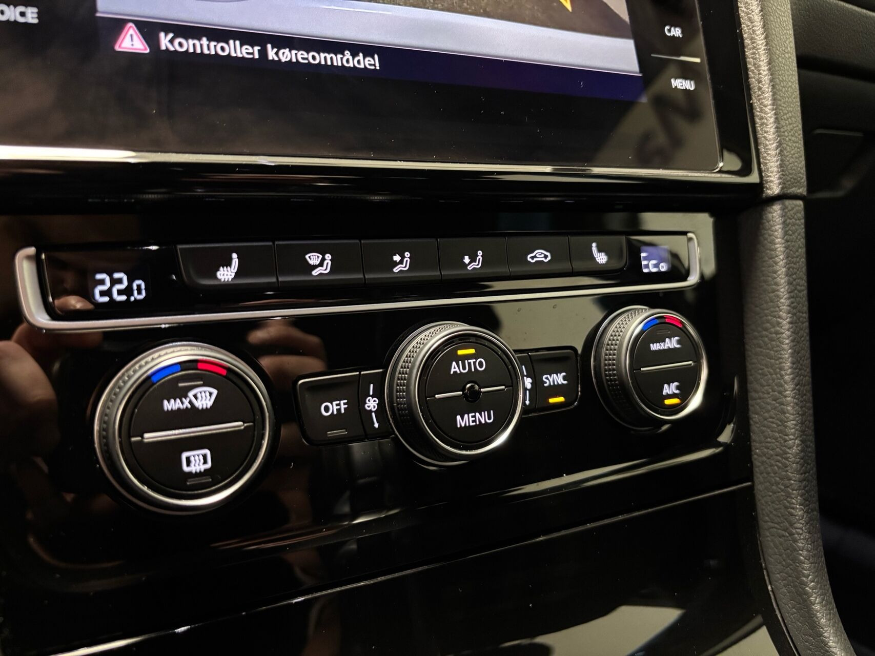 Hvid VW Golf fra 2020