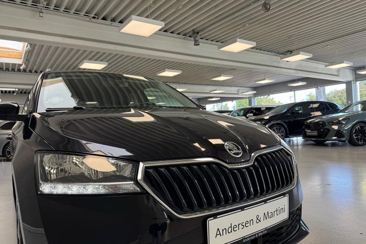 Sort Skoda Fabia fra 2021