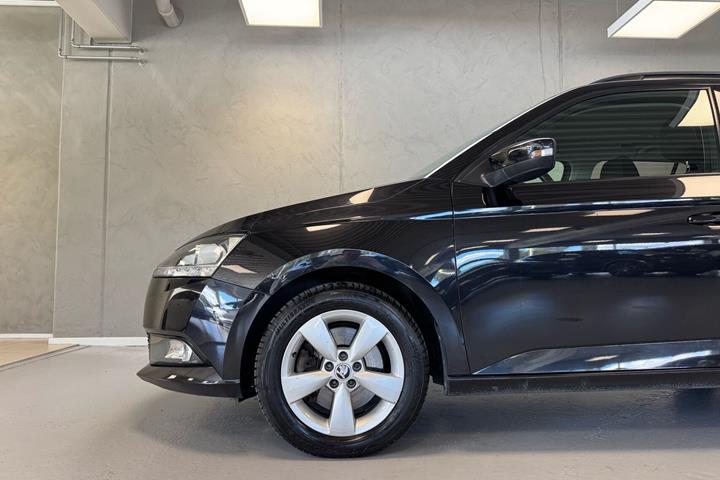 Sort Skoda Fabia fra 2021
