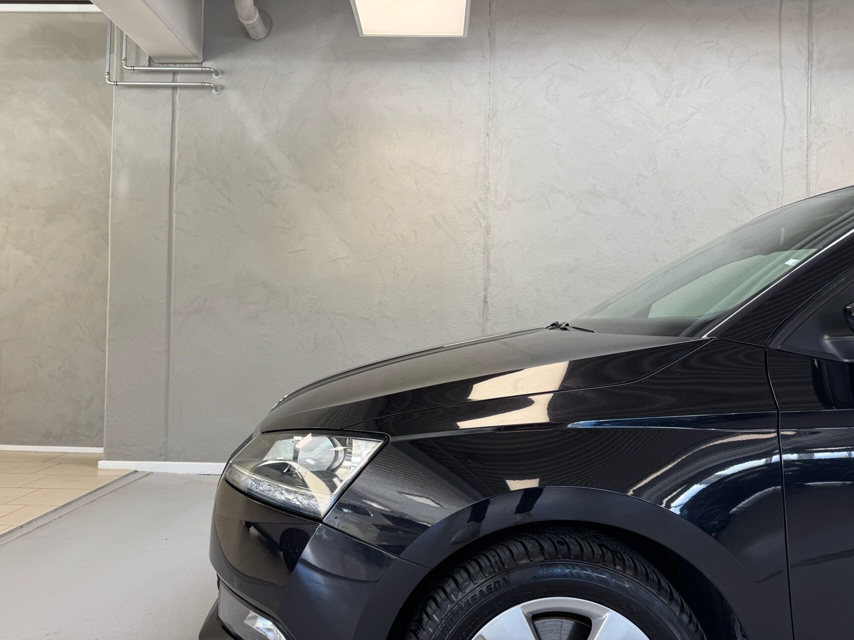 Sort Skoda Fabia fra 2021