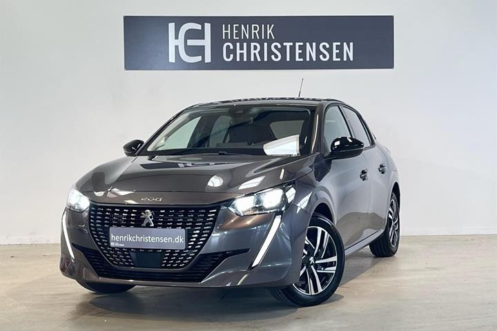 Grå Peugeot 208 fra 2023