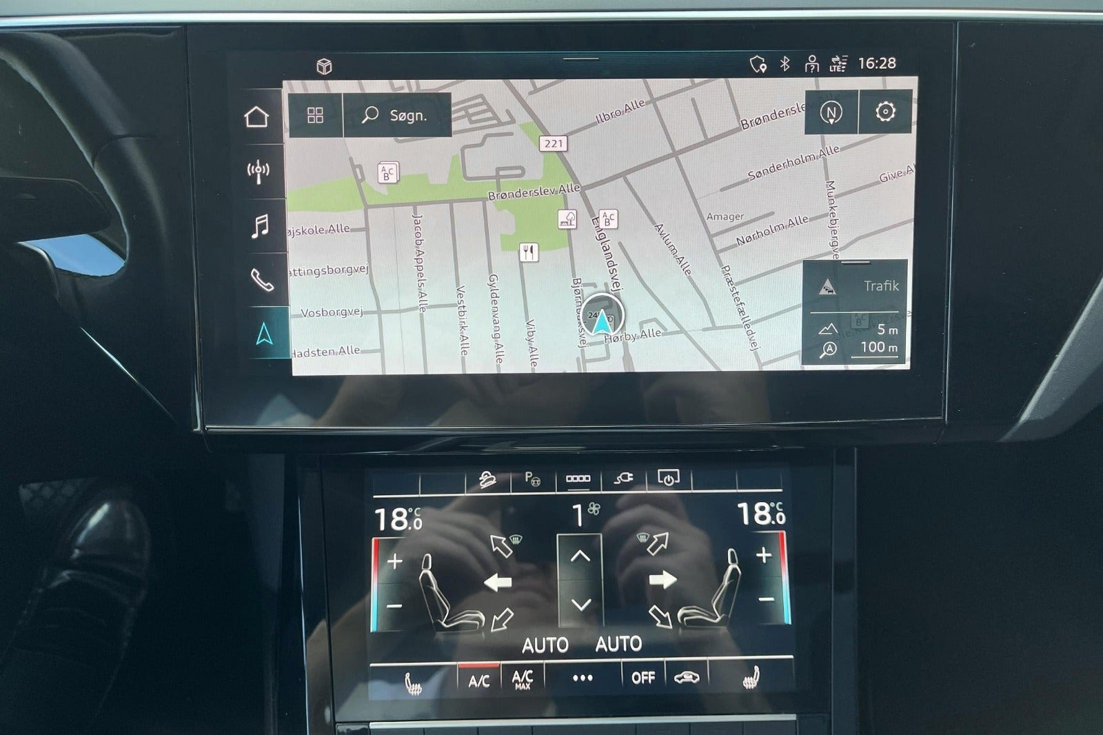 Sort Audi e-tron fra 2022