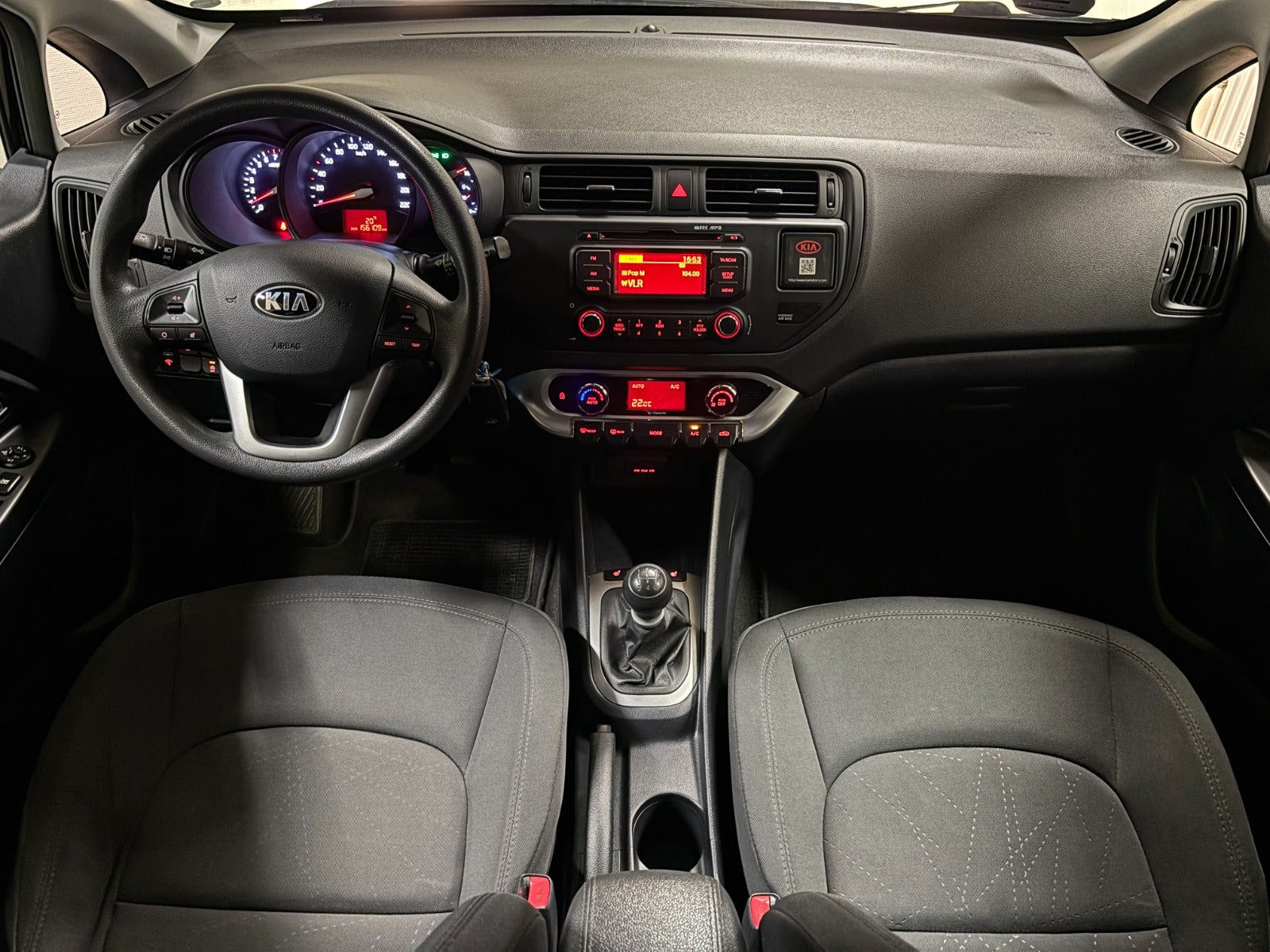 Sort Kia Rio fra 2014