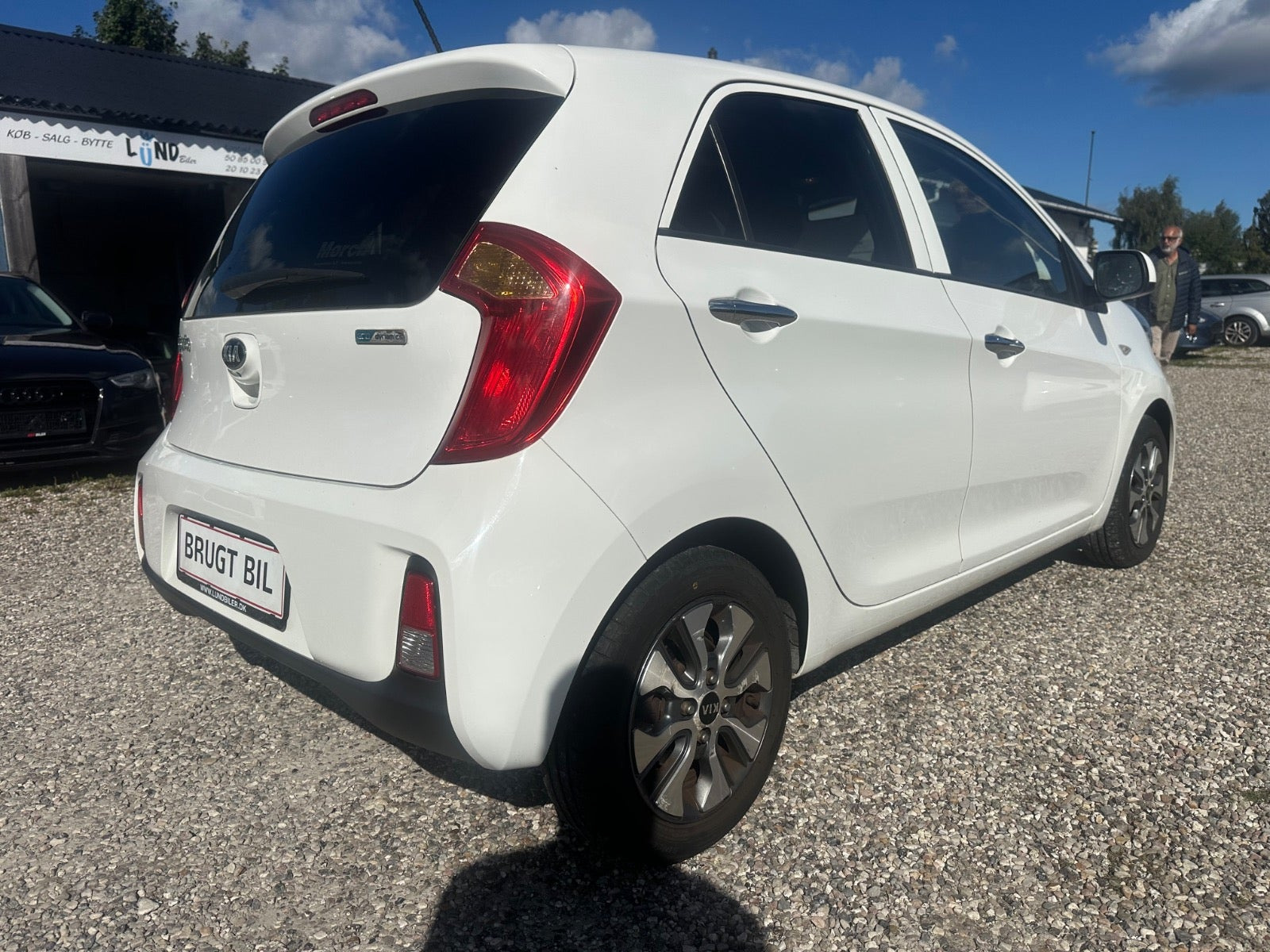 Hvid Kia Picanto fra 2016