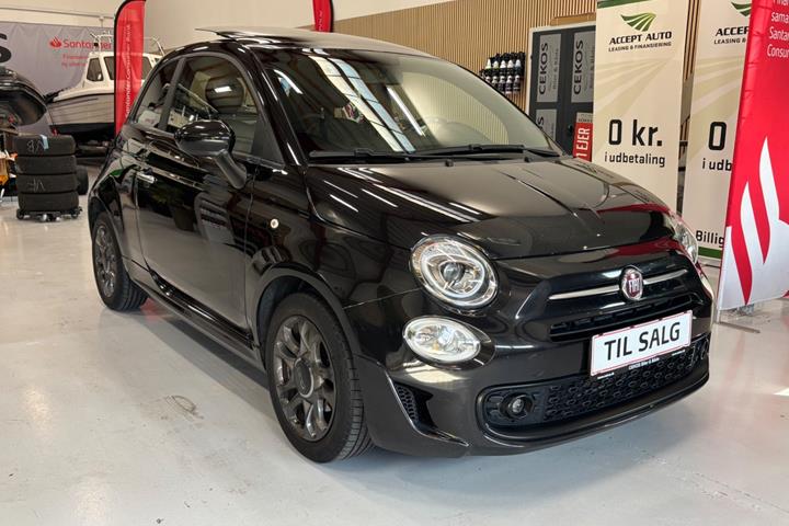 Sort Fiat 500 fra 2021