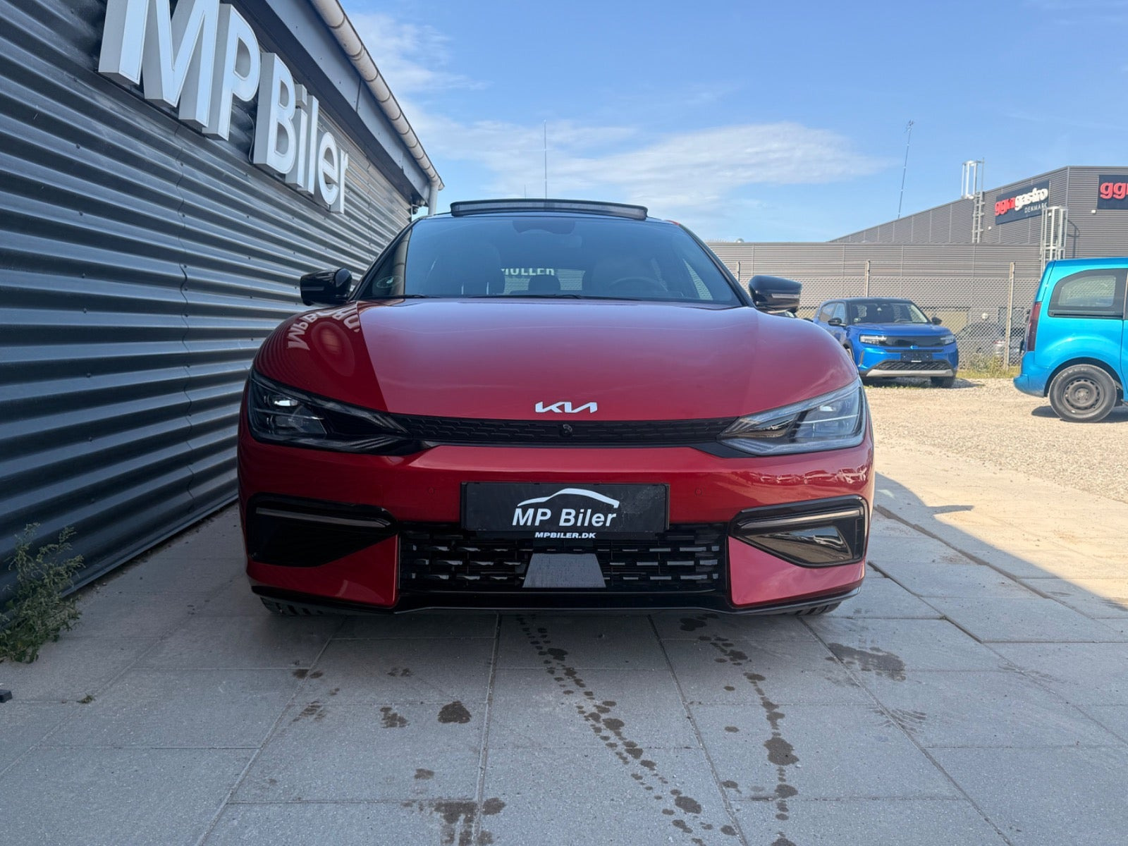 Rød Kia EV6 fra 2024