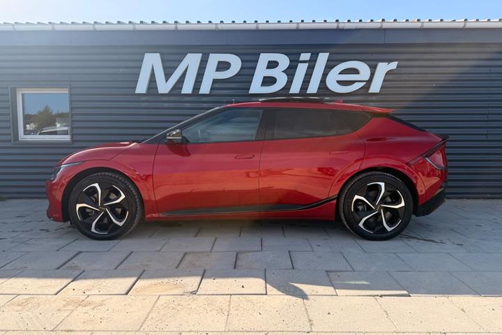 Rød Kia EV6 fra 2024