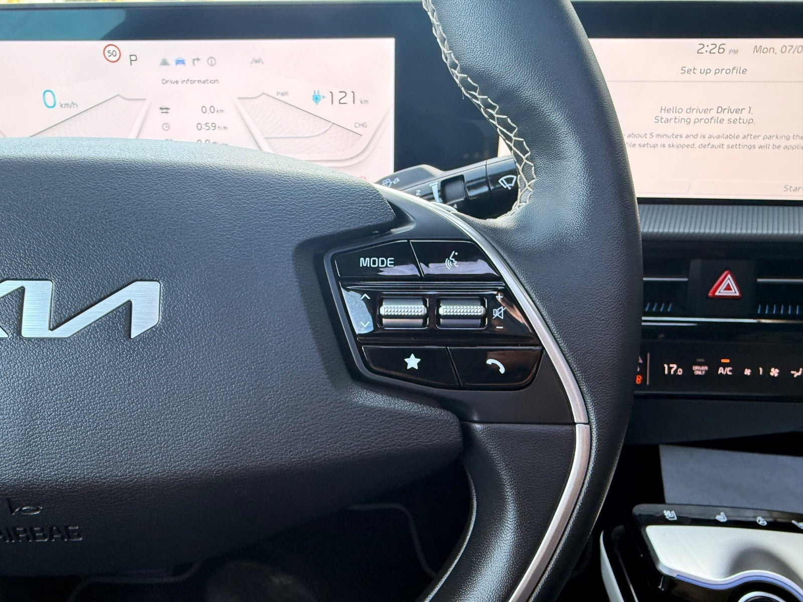 Rød Kia EV6 fra 2024