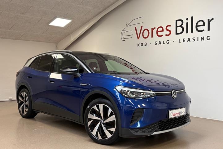 Blå VW ID.4 fra 2021