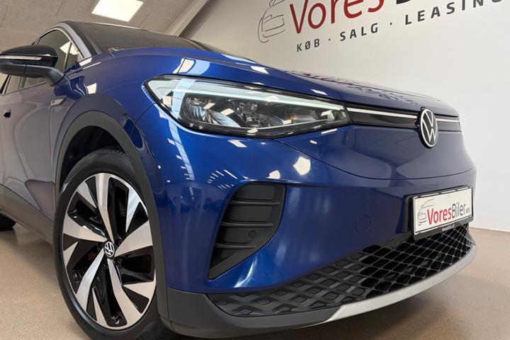 Blå VW ID.4 fra 2021