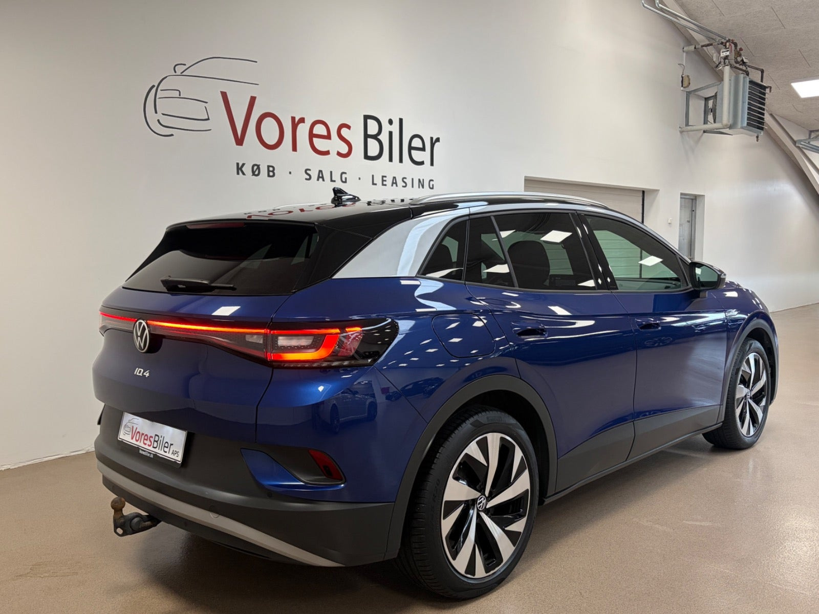 Blå VW ID.4 fra 2021