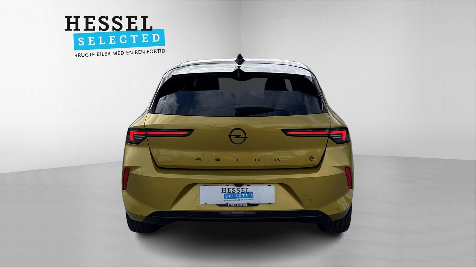 Gul Opel Astra-e fra 2024