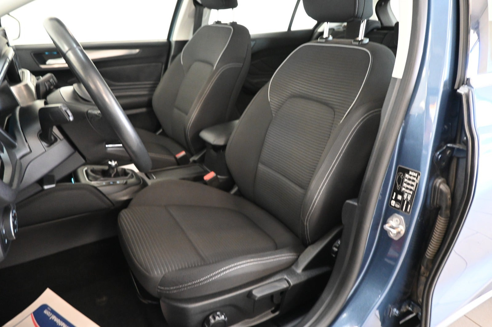 Blå Ford Focus fra 2020