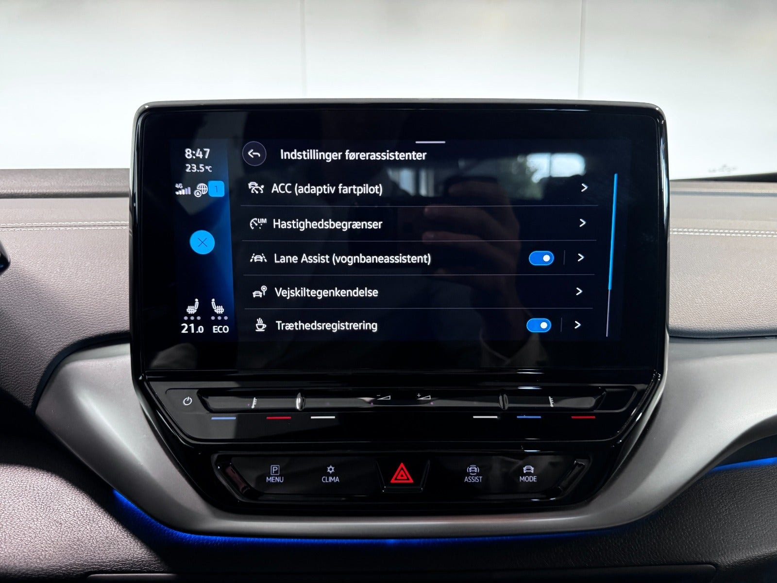 Grå VW ID.4 fra 2023