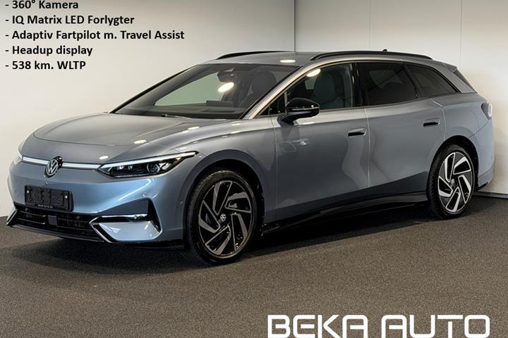 Blå VW ID.7 fra 2025
