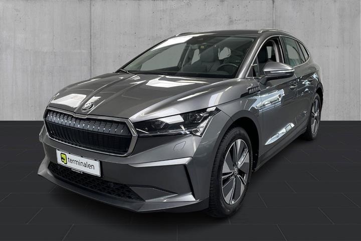 Grå Skoda Enyaq fra 2023