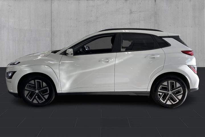 Hvid Hyundai Kona fra 2023