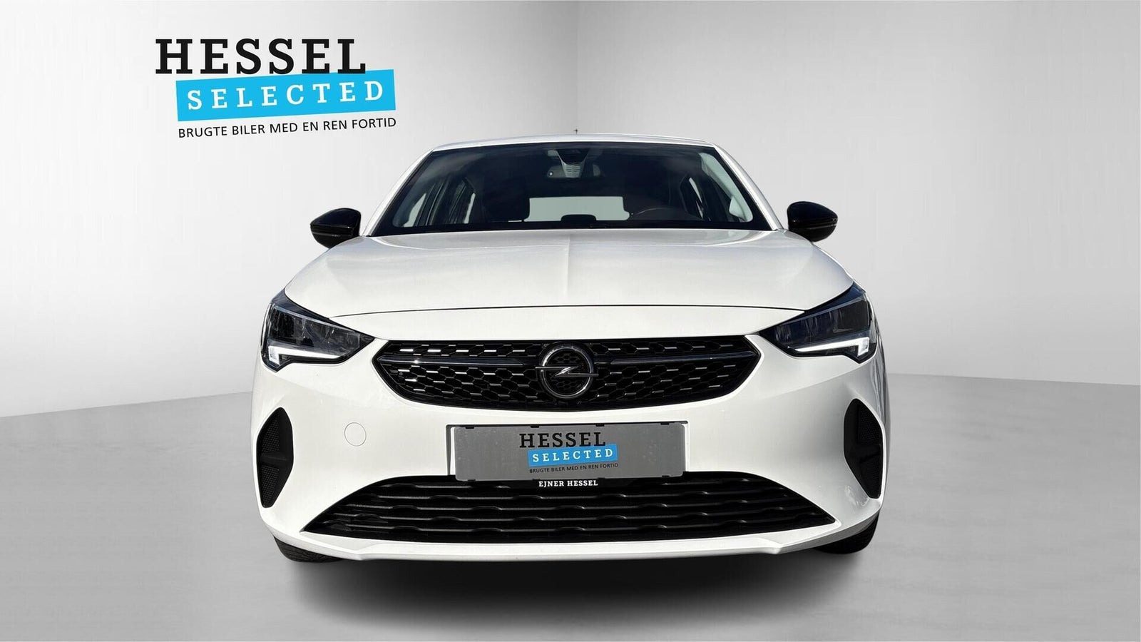 Hvid Opel Corsa-e fra 2021