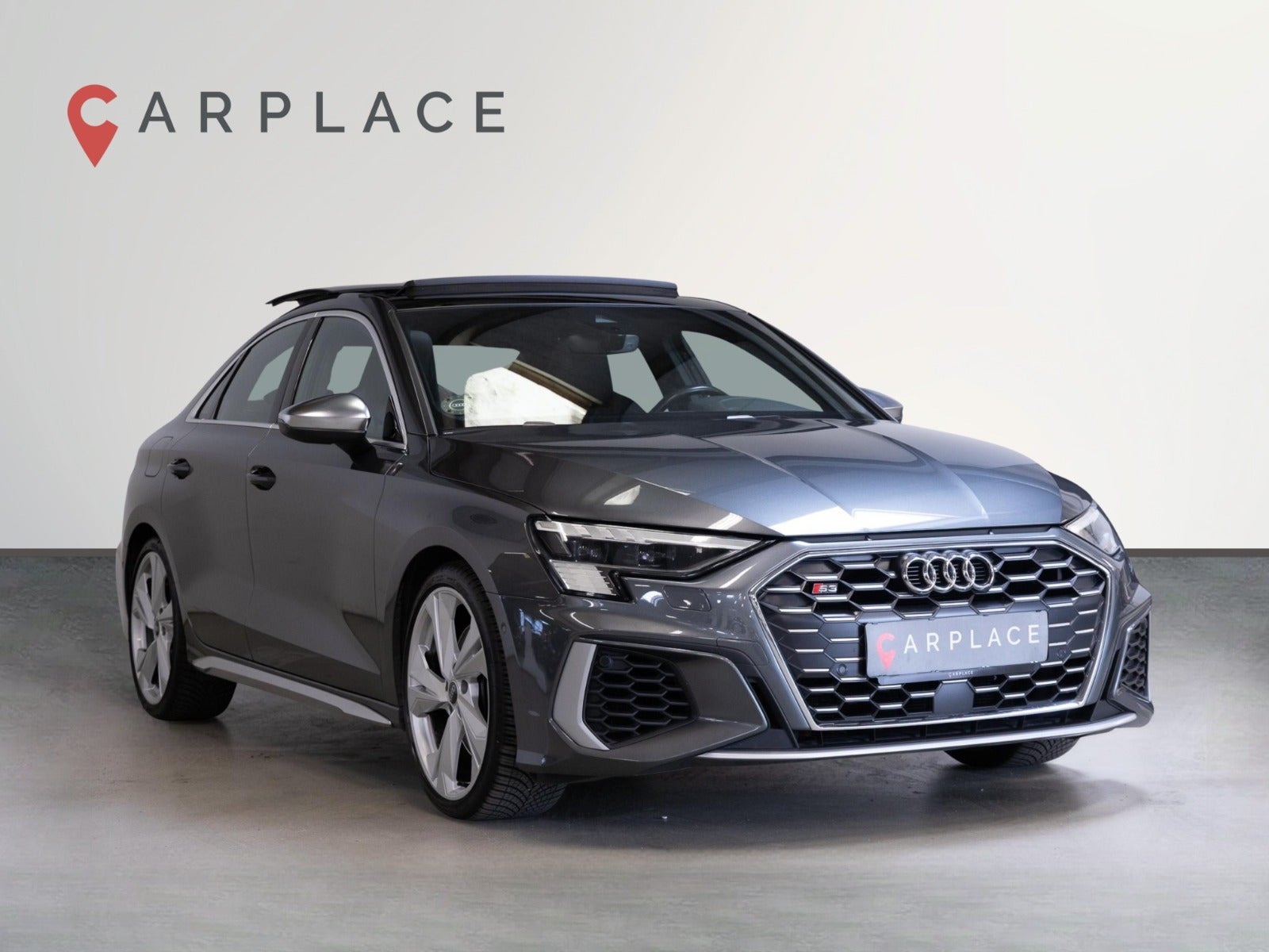 Grå Audi S3 fra 2021