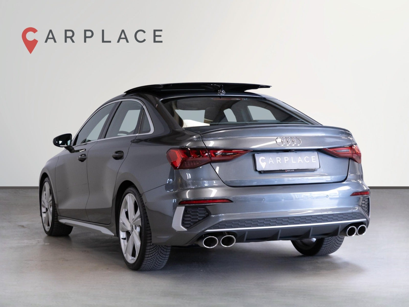 Grå Audi S3 fra 2021
