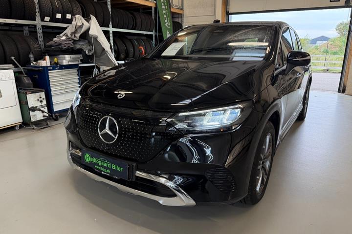 Sort Mercedes EQE350+ SUV fra 2025