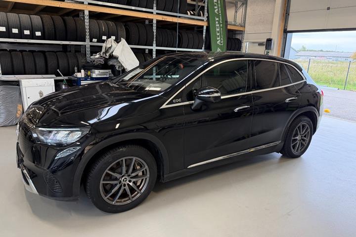 Sort Mercedes EQE350+ SUV fra 2025