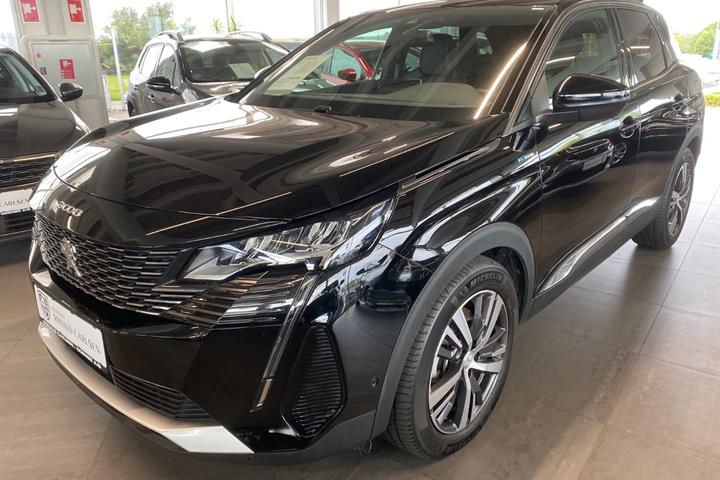 Sort Peugeot 3008 fra 2023 set udefra