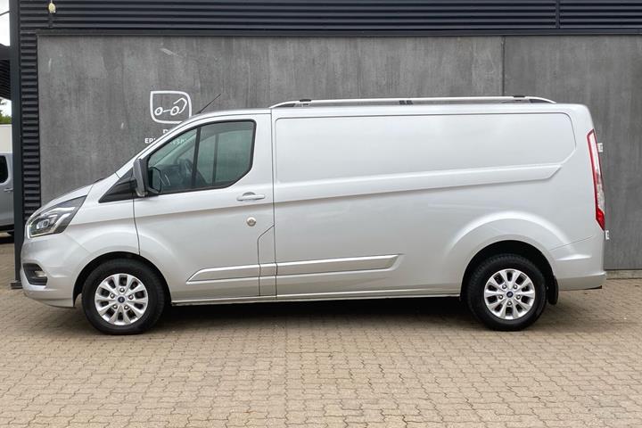 Sølv Ford Transit Custom fra 2019