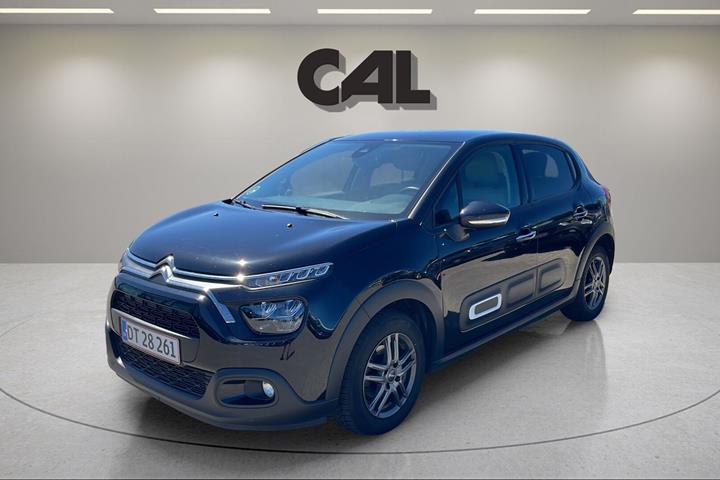 Sort Citroën C3 fra 2023 set udefra