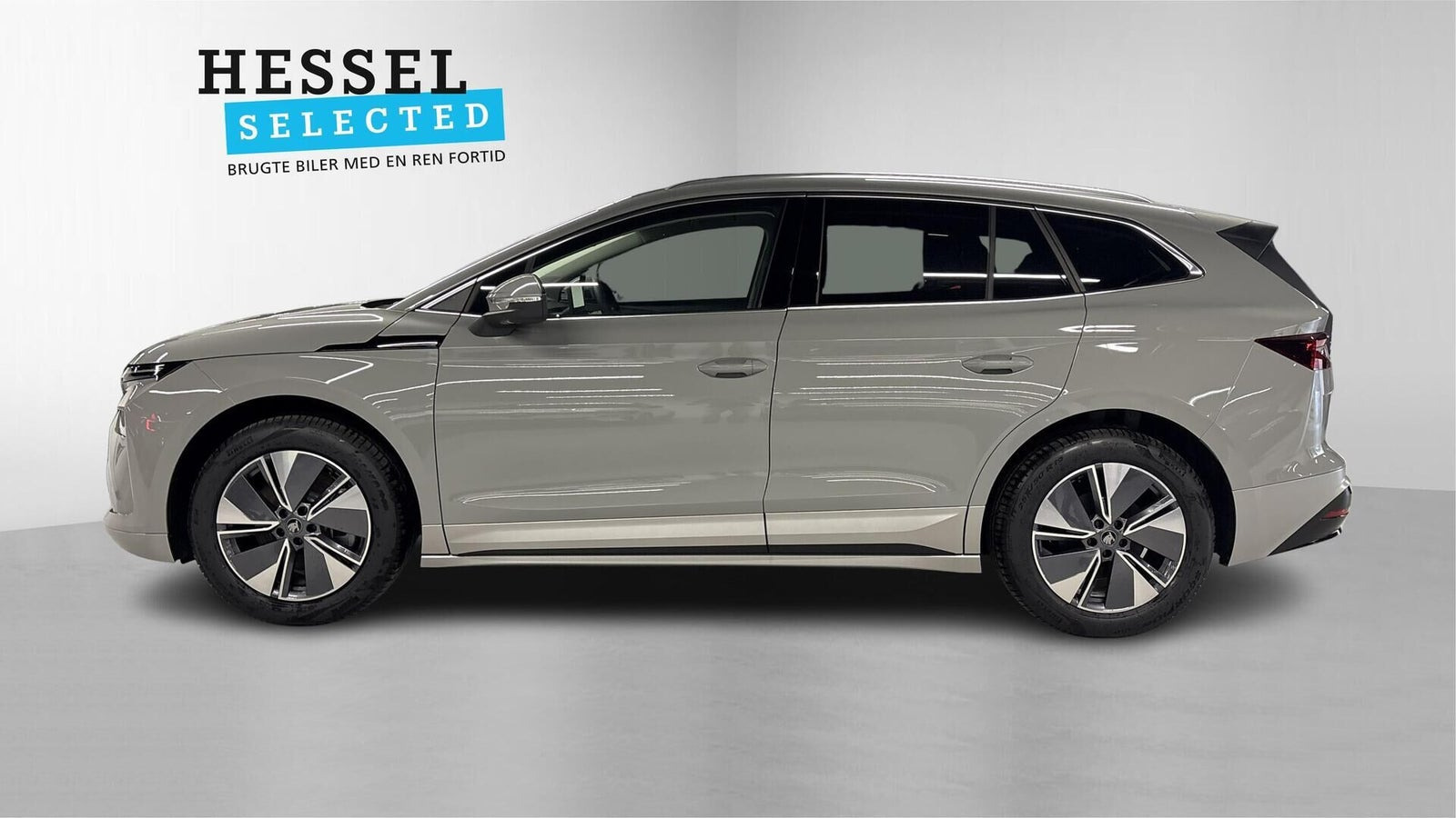 Grå Skoda Enyaq fra 2026